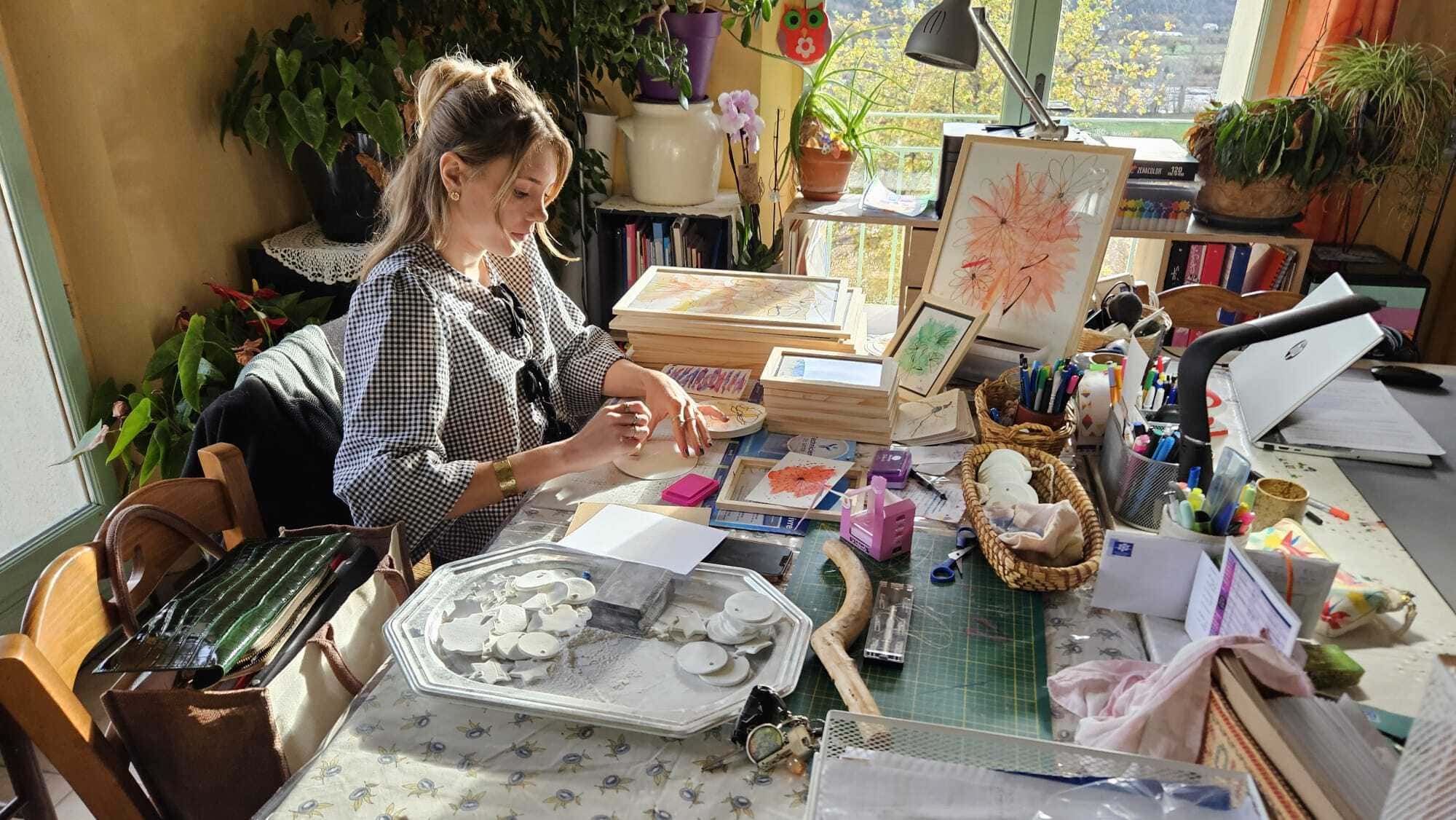 Saziley l'île'O Rêves, marché aquarelle présentation